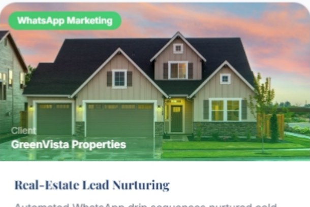 Real estate lead nurturing
